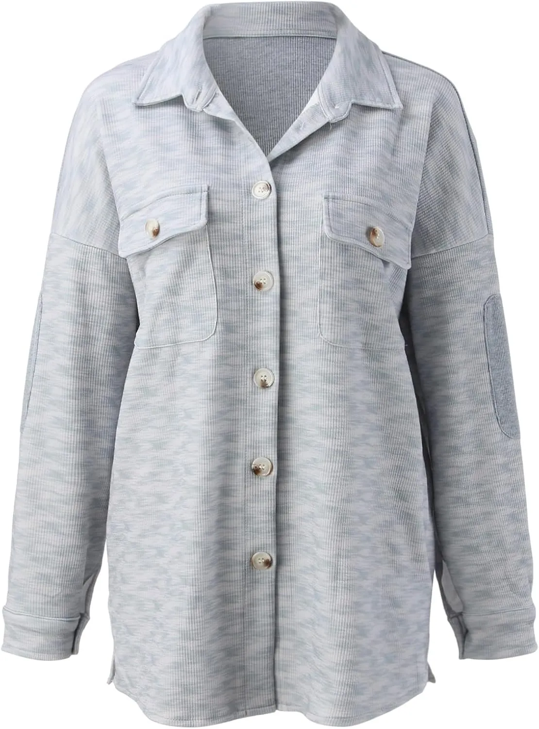 2023 Womens Jakcets Plaid Printed Fall Coats Trendy Casual Long Sleeve Cardigans Button Up Outwear for Women Colorblock Coat