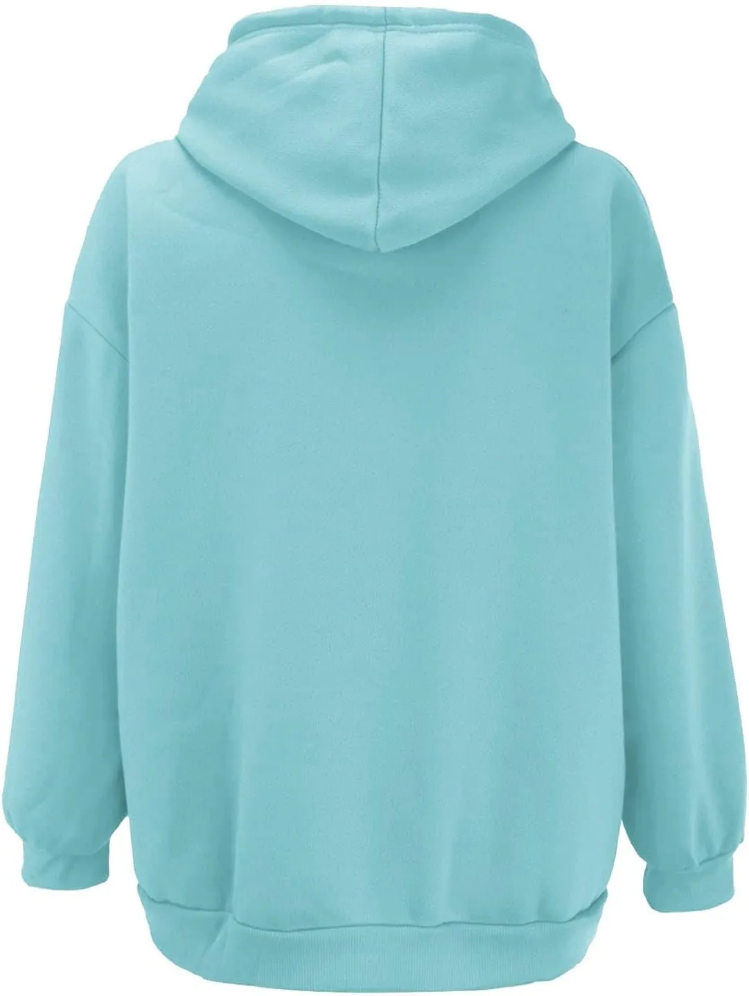 ADJHDFH Women's Fall Jacket Oversized Pocket Sweatshirt Casual Drawstring Clothing Zipper Track Jacket Solid Tech Wear