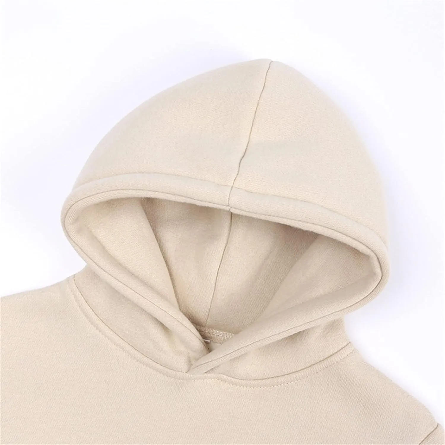 Boys and Toddlers' Fleece Pullover Casual Pocket Solid Hoodie Sweatshirts Infant Kids Girls Sport Long Sleeve Tops