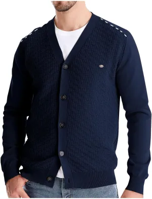 Button Down Cardigan Sweater Men Vintage Knit Sweater Slim Fit Long Sleeve Sweater Fall and Winter Sweaters