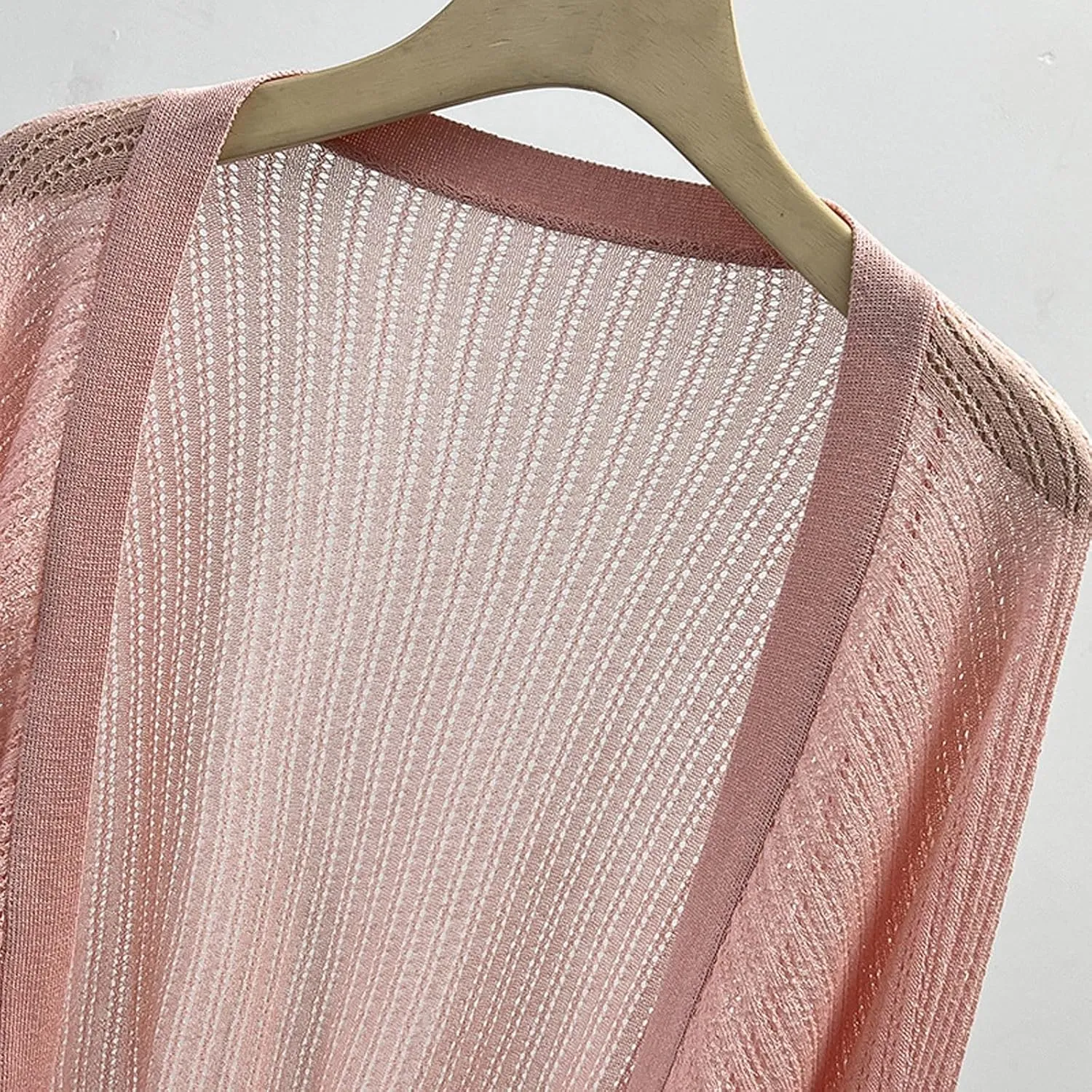 Cardigan for Women Open Front Sun Knit Thin Ice Silk Coat Shawl,Long Sleeve Lightweight Cardigan Bolero Shrug