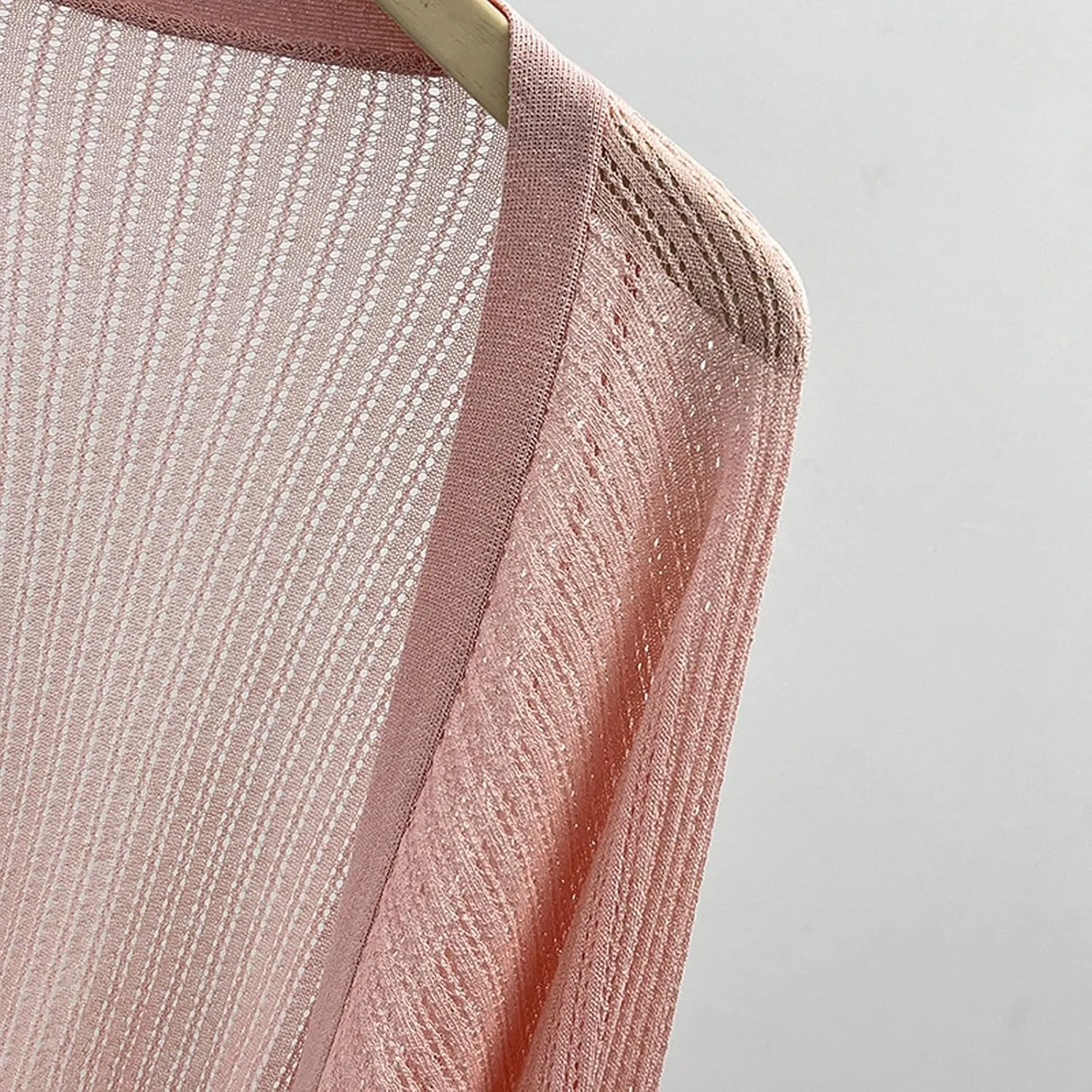 Cardigan for Women Open Front Sun Knit Thin Ice Silk Coat Shawl,Long Sleeve Lightweight Cardigan Bolero Shrug