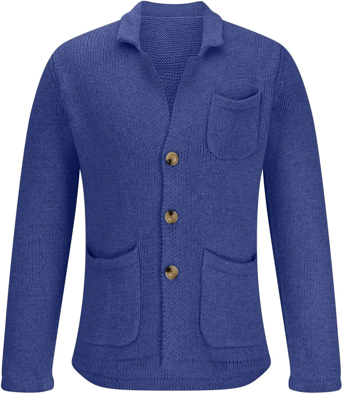Cardigan Sweaters for Men Business Cardigans Button Down Fllece Shirts Long Sleeve Warm Tops Fall Trendy Sweaters