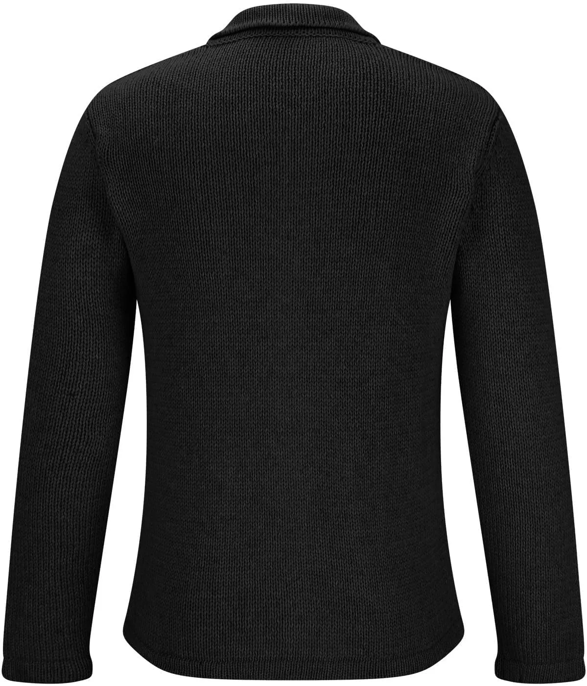 Cardigan Sweaters for Men Business Cardigans Button Down Fllece Shirts Long Sleeve Warm Tops Fall Trendy Sweaters