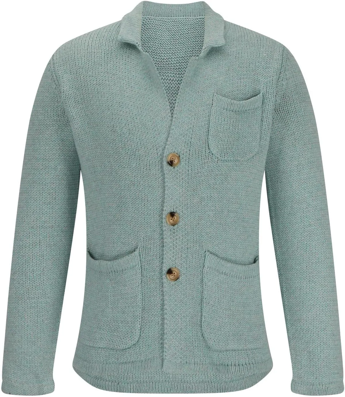 Cardigan Sweaters for Men Business Cardigans Button Down Fllece Shirts Long Sleeve Warm Tops Fall Trendy Sweaters