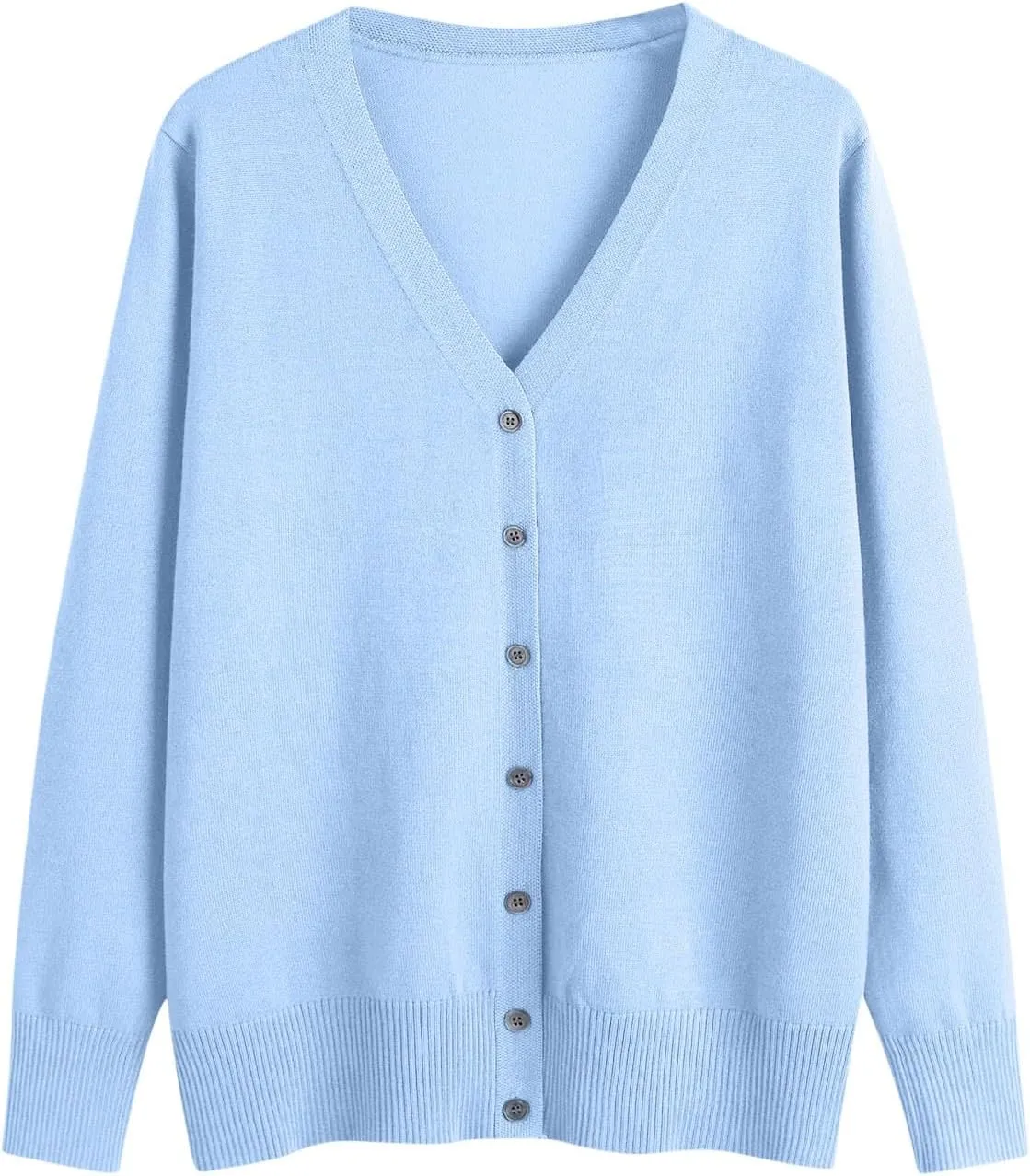 Cardigan Sweaters for Women Button Down Open Front Cardigans Long Sleeve Lightweight Knit Jacket Outwear Fall Outfits