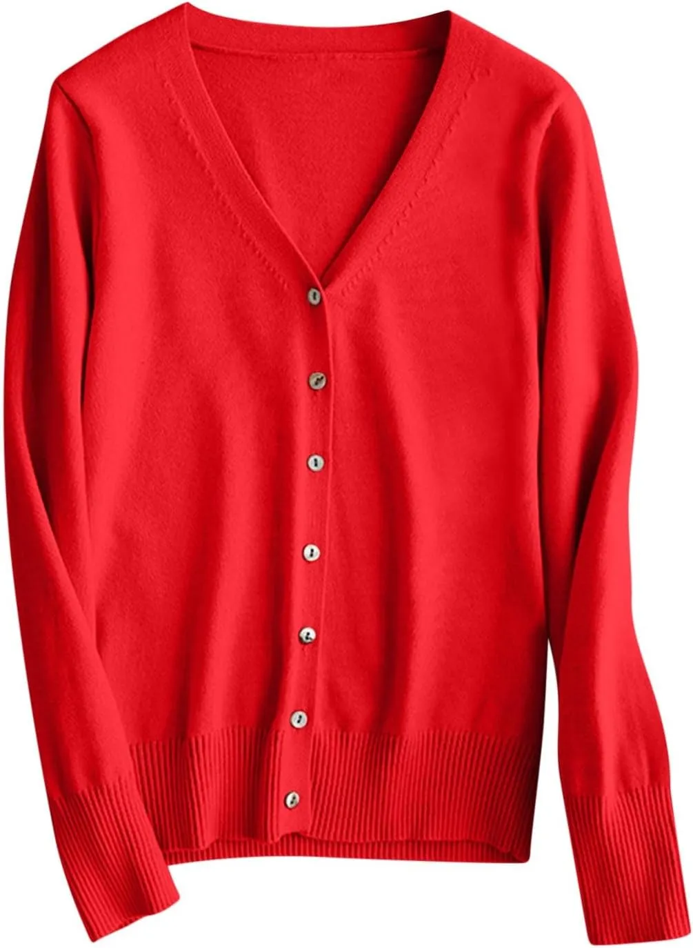 Cardigan Sweaters for Women Button Down Open Front Cardigans Long Sleeve Lightweight Knit Jacket Outwear Fall Outfits
