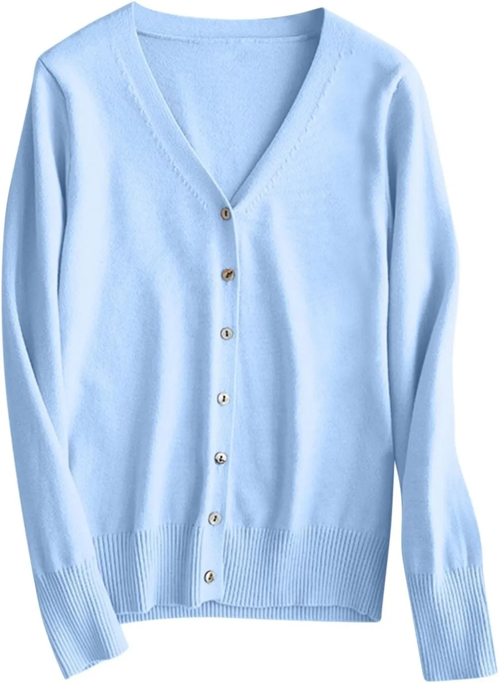 Cardigan Sweaters for Women Button Down Open Front Cardigans Long Sleeve Lightweight Knit Jacket Outwear Fall Outfits