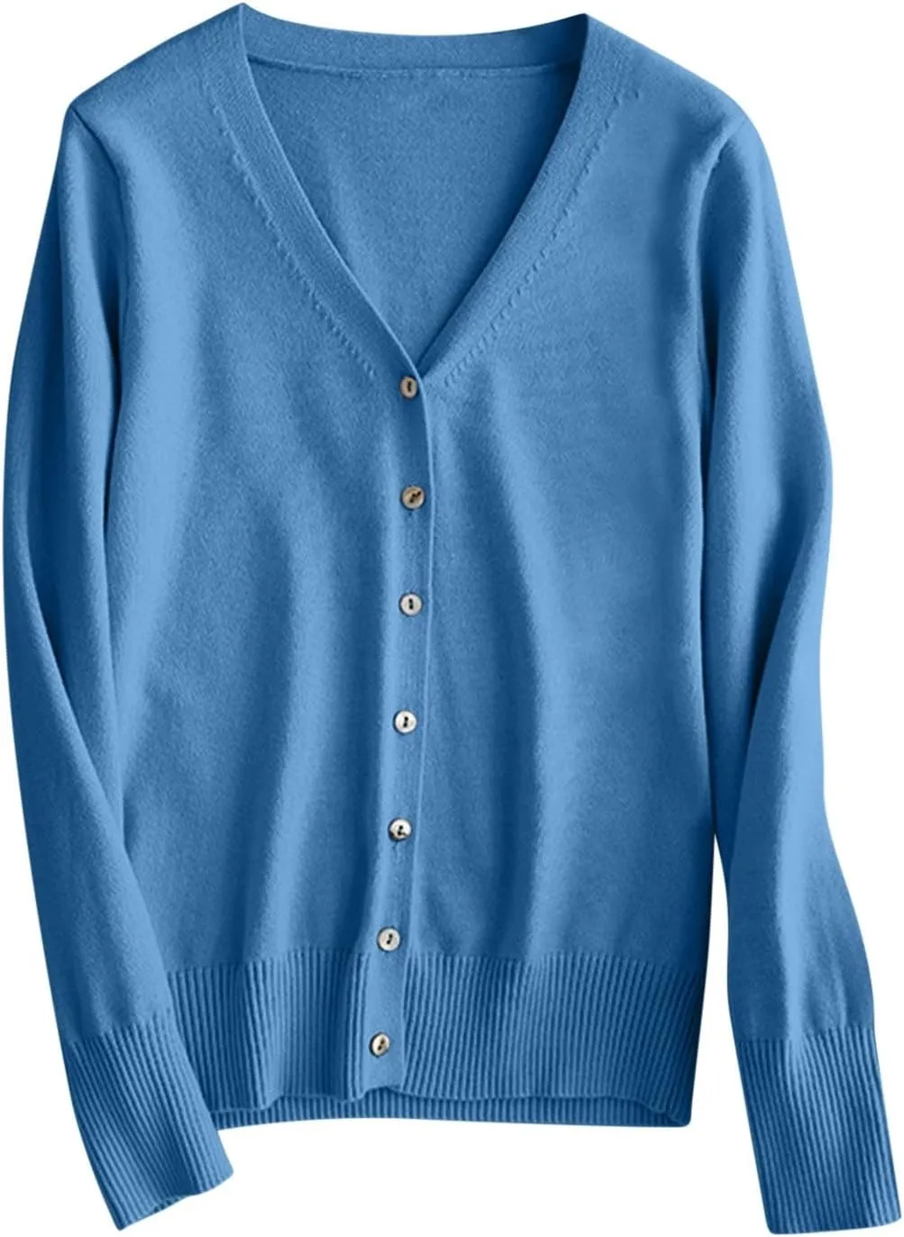 Cardigan Sweaters for Women Button Down Open Front Cardigans Long Sleeve Lightweight Knit Jacket Outwear Fall Outfits