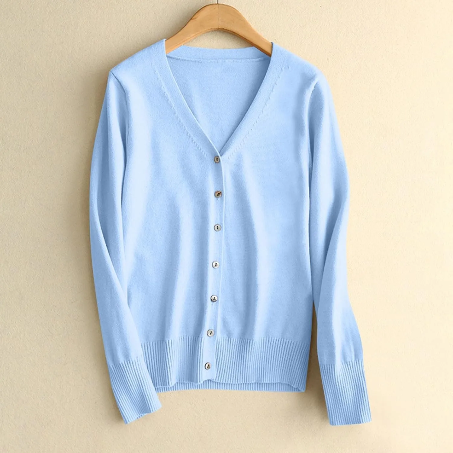 Cardigan Sweaters for Women Button Down Open Front Cardigans Long Sleeve Lightweight Knit Jacket Outwear Fall Outfits