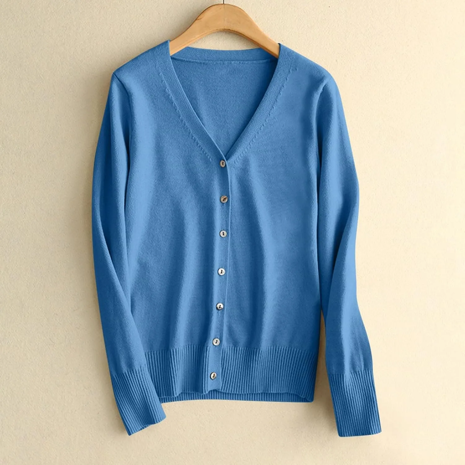 Cardigan Sweaters for Women Button Down Open Front Cardigans Long Sleeve Lightweight Knit Jacket Outwear Fall Outfits