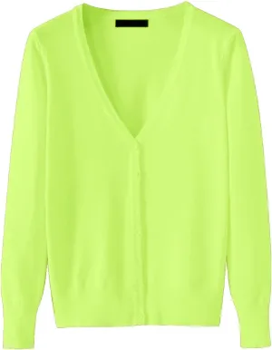 Cardigans for Women Loose Color Long Sleeve Sweater Jacket Top Design Short Ladies Women Cardigan Sweater Autumn