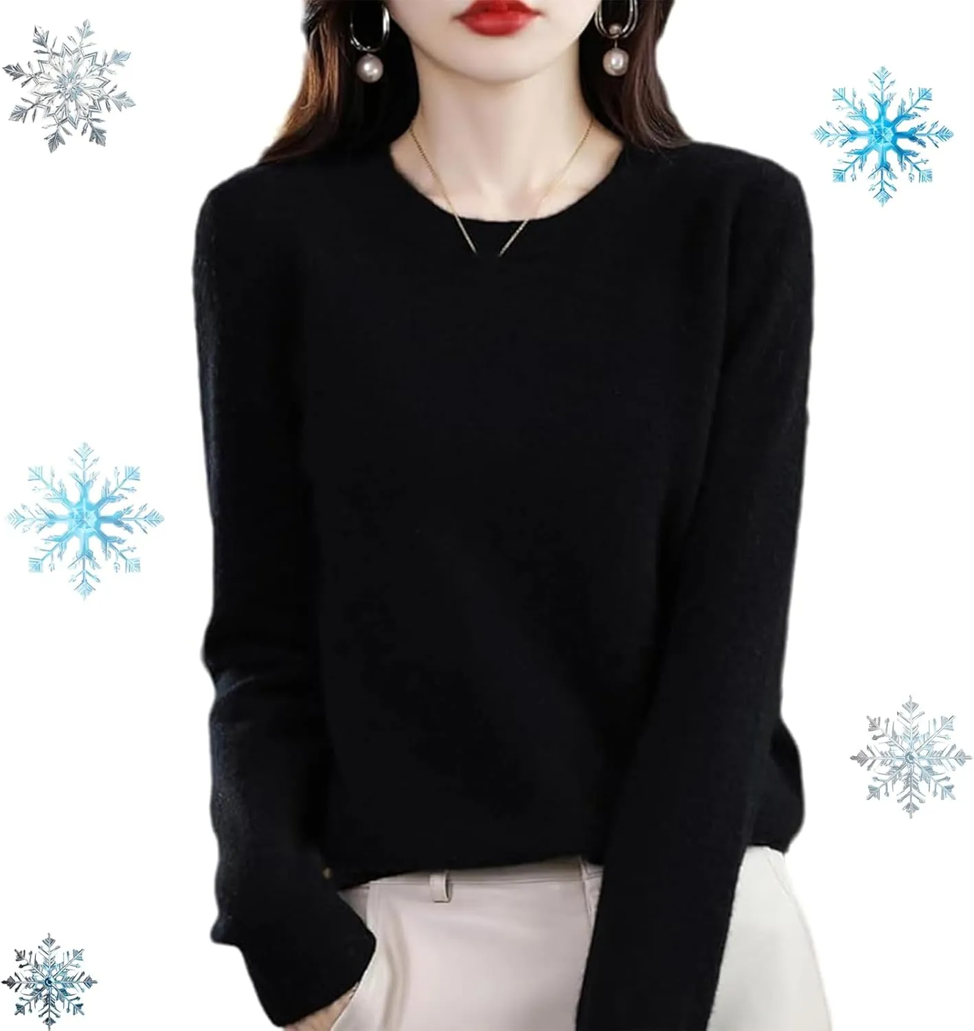 Cashmere Sweaters for Women, Womens 100% Cashmere Sweater, Fall/Winter Cashmere Sweaters, Warm, Cozy, Soft