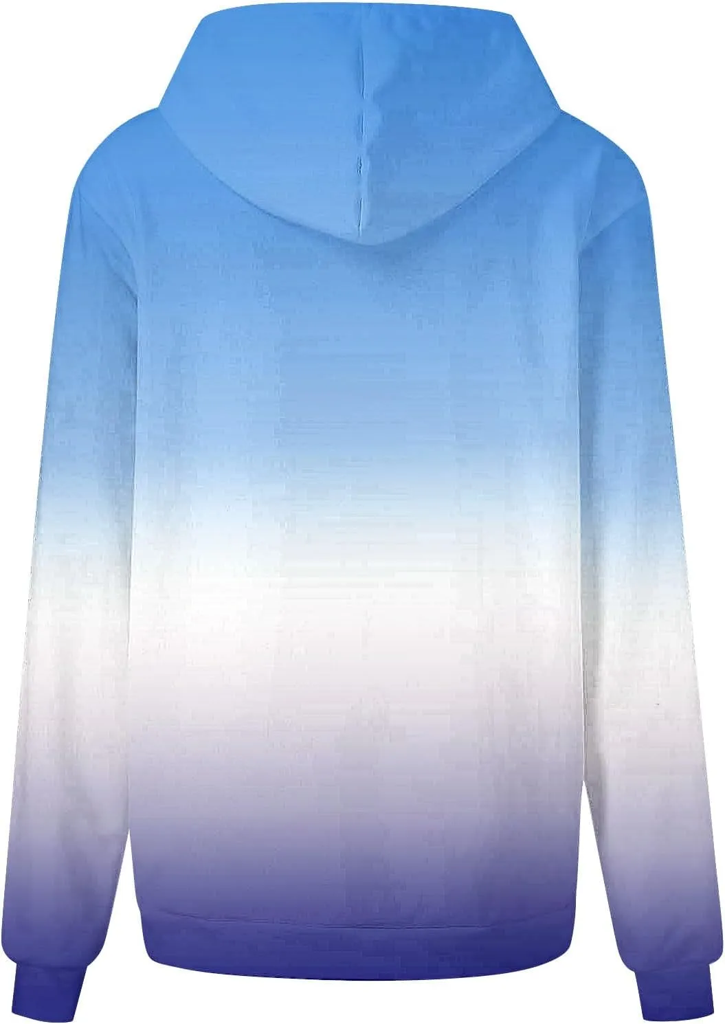 Casual Womens Tie Dye Fleece Hoodies Classic Neon Gradient Sweatshirts Loose Oversized Drawstring Pullover Tops