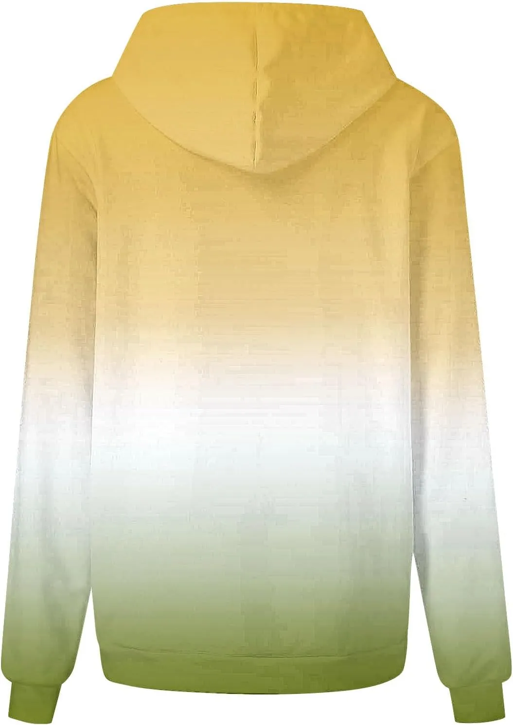 Casual Womens Tie Dye Fleece Hoodies Classic Neon Gradient Sweatshirts Loose Oversized Drawstring Pullover Tops