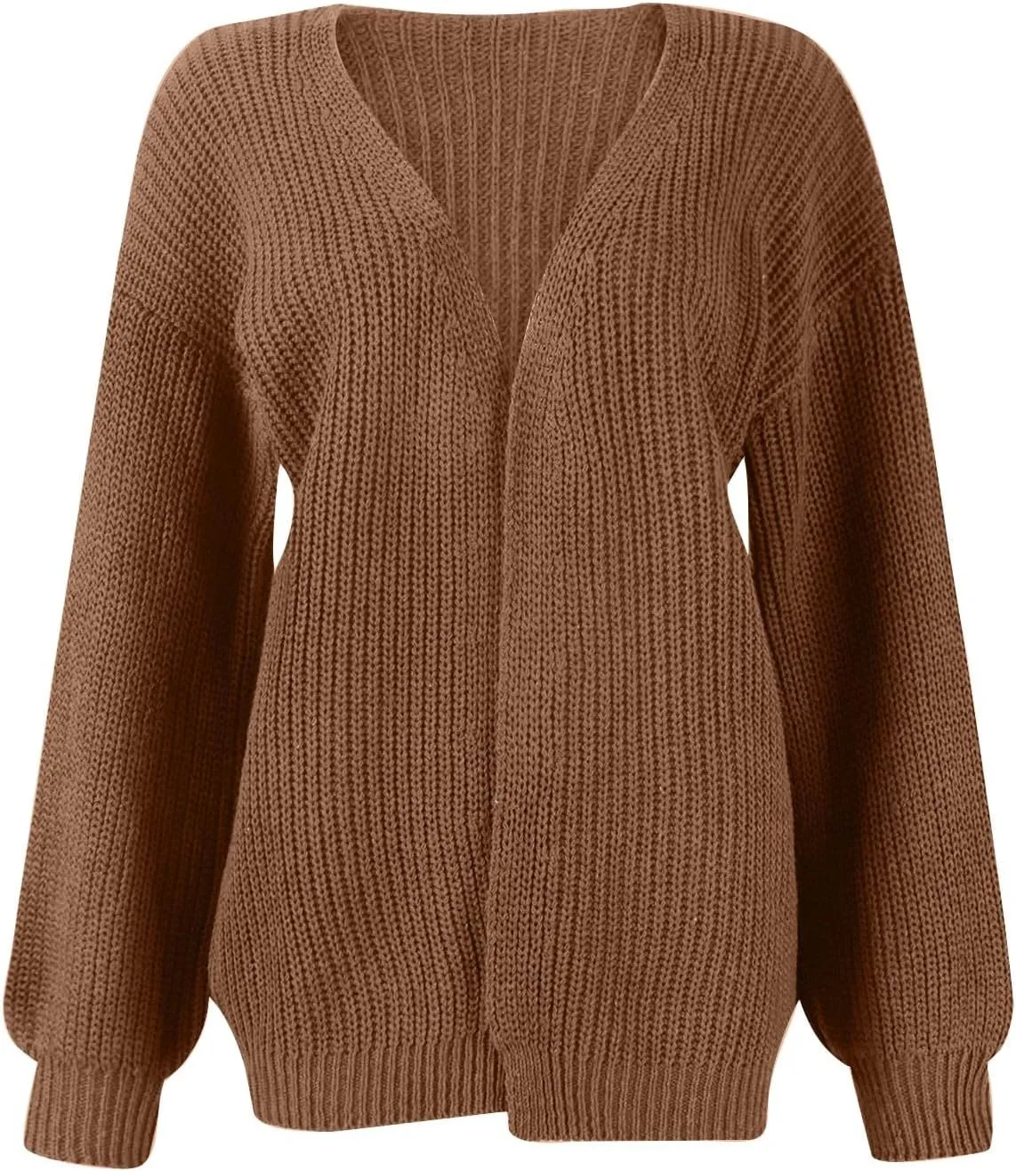 Chunky Cardigan Sweaters for Women Casual Comfy Open Front Long Cardigan Loose Fit Winter Warm Oversized Sweaters