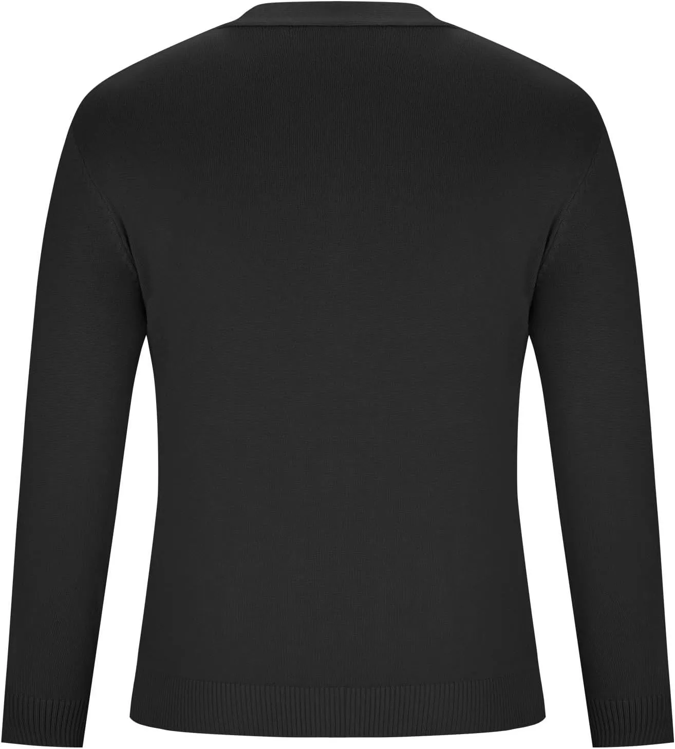 Classic V Neck Cardigans Sweaters for Men Casual Lightweight Button Down Knitted Sweater Tops Stretch Cardigan Jacket