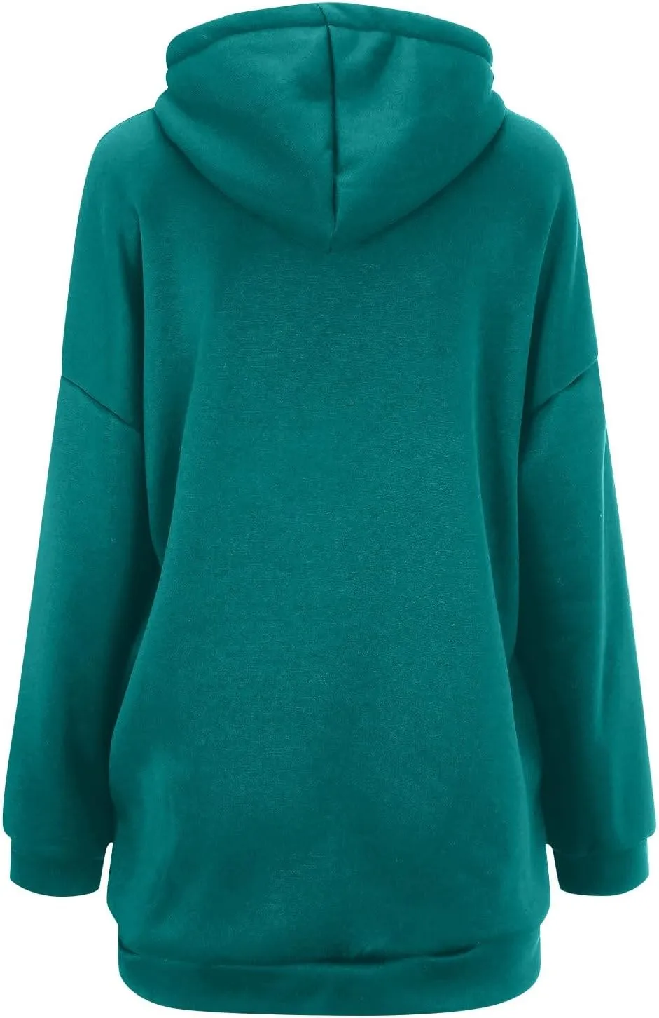 COTECRAM Women's Zip Up Hoodies Oversized Long Sleeve Fall Hooded Sweatshirts Casual Long Fleece Jacket Coats with Pockets