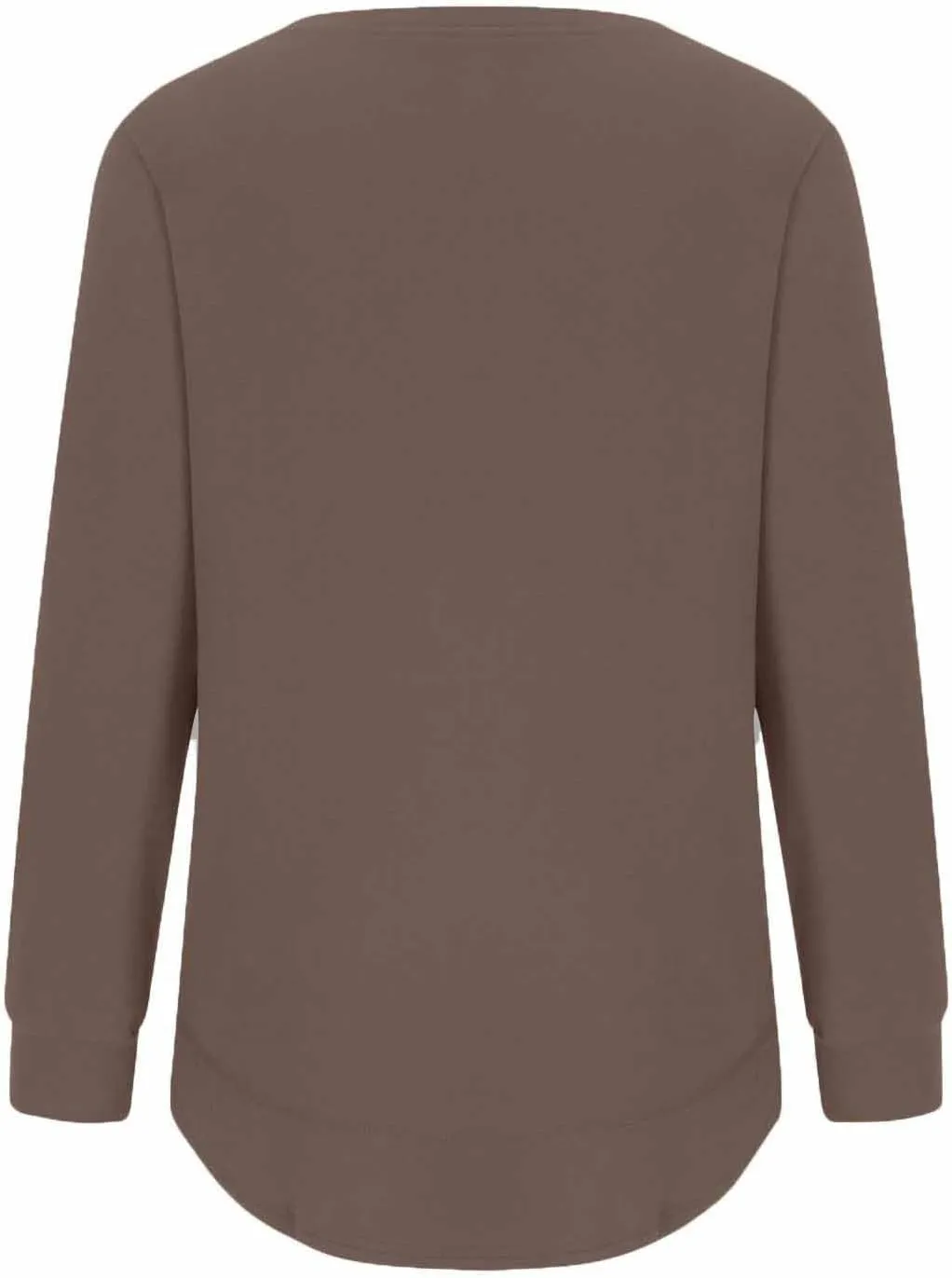 Crewneck Sweatshirt for Women Casual Long Sleeve Solid Color Pullover Tops Trendy Fleece 2024 Fashion Fall Tunic Tops