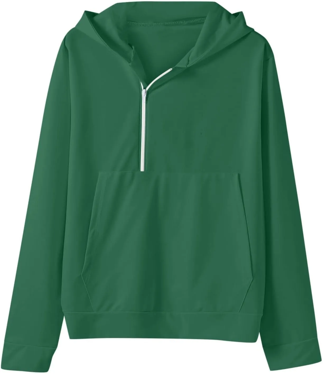 Ctreela Aesthetic Hoodies Sweatshirt for Men Designer Asymmetrical Pullover Tops Plus Size Workout Hoodie Half Zip Jackets