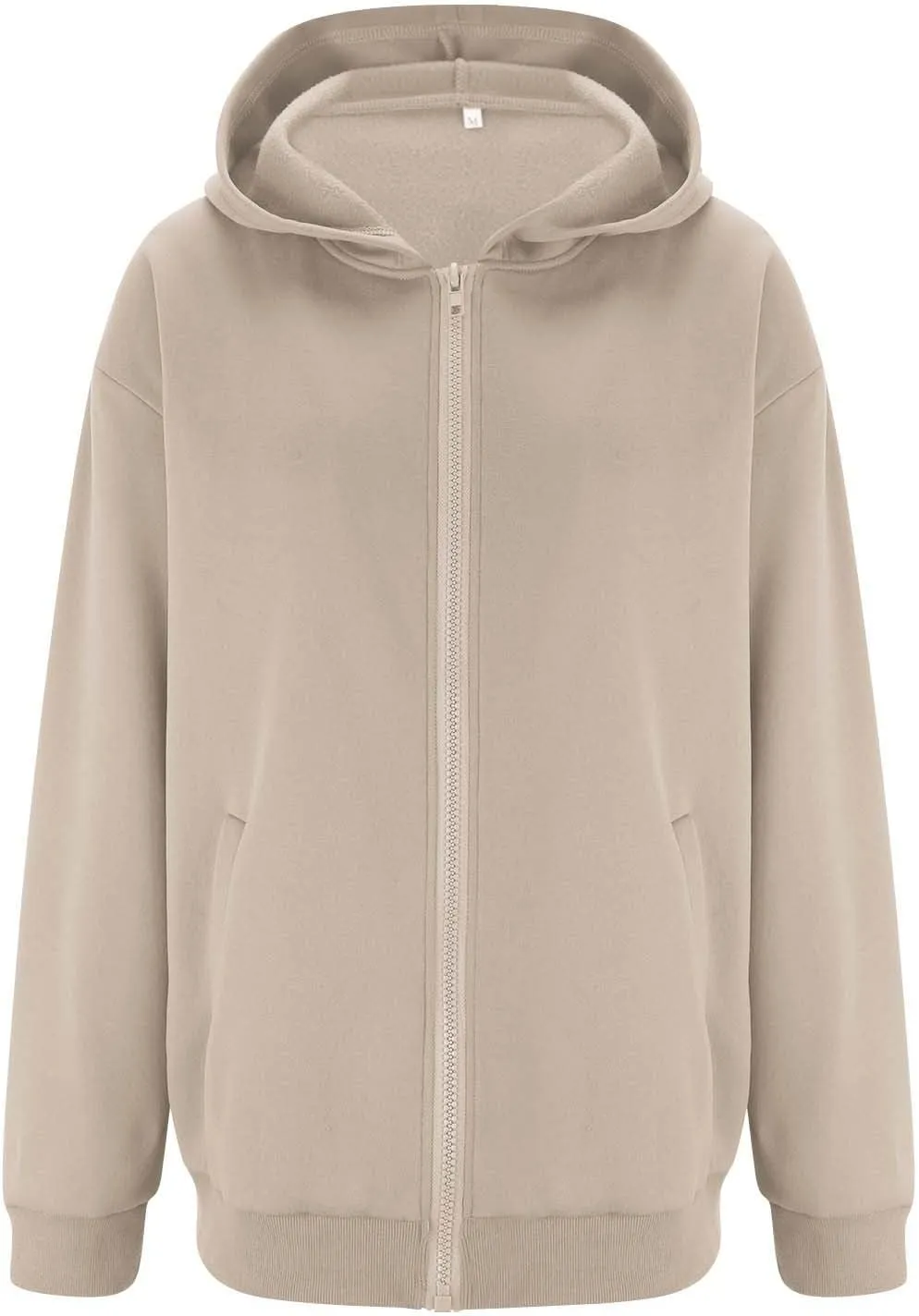 Fall Sweatshirts for Women Full Zip Up Hoodies Oversized Sweatshirt Y2K Clothing Casual Classic Jacket with Pockets