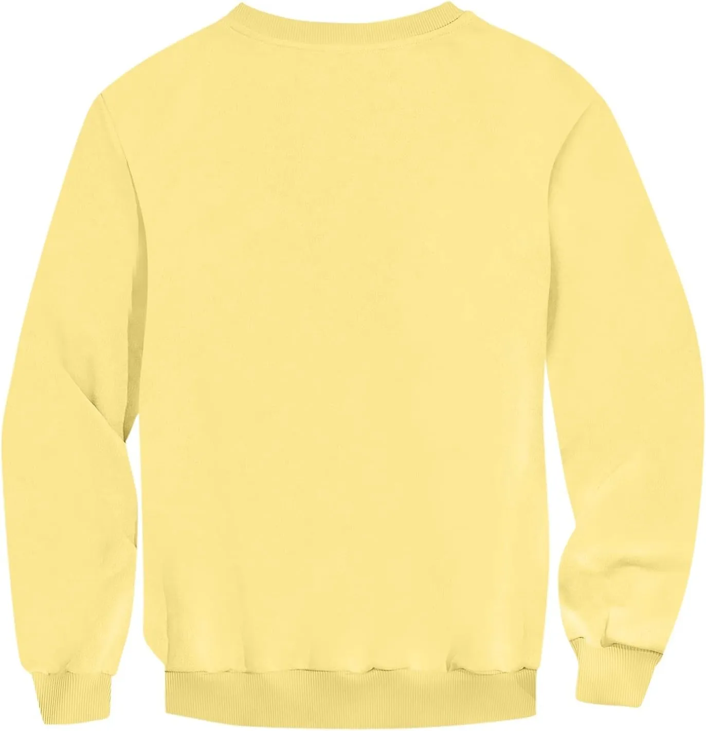 Fleece Crewneck Sweatshirt for Men Long Sleeve Fall Pullover