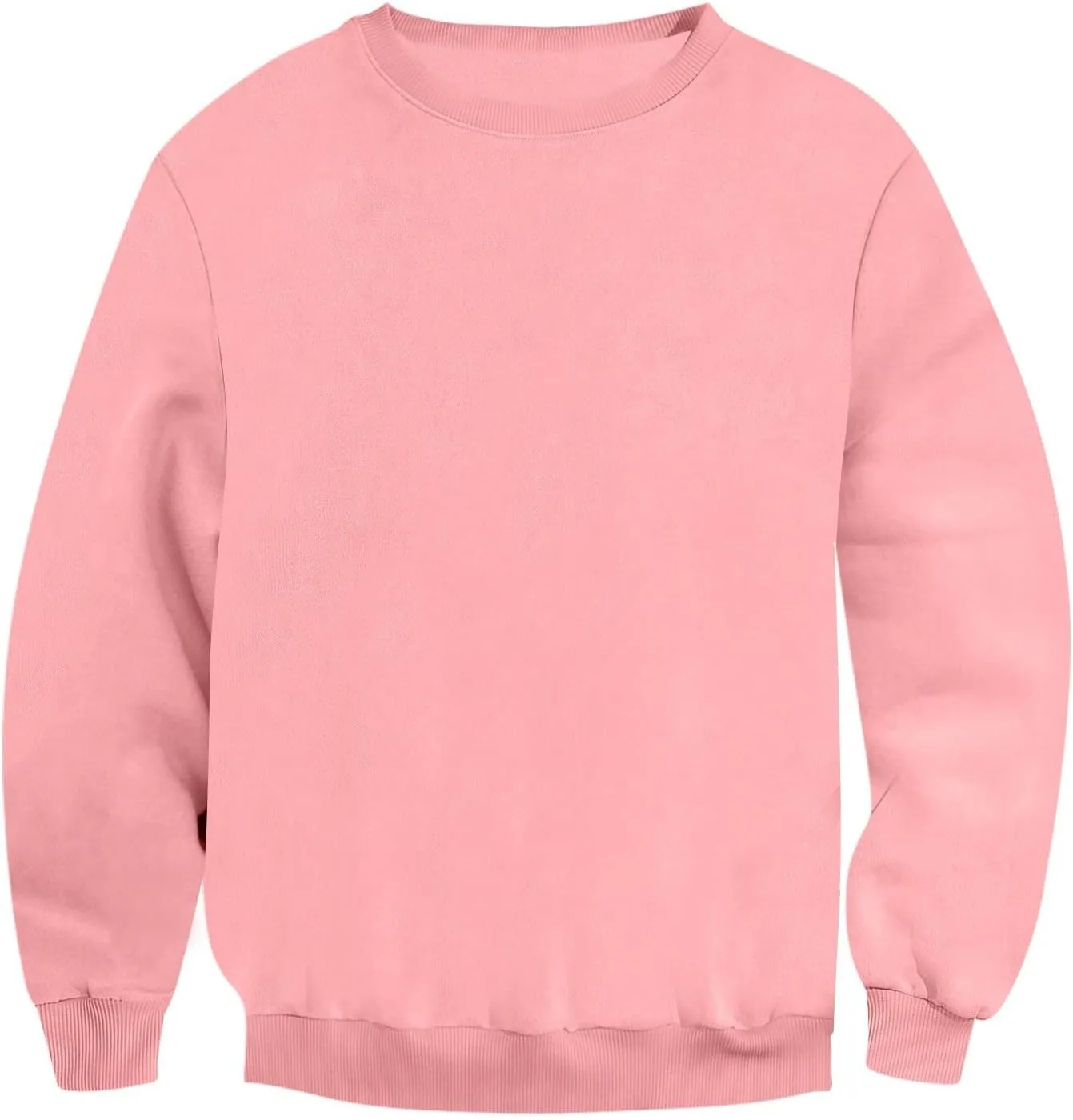 Fleece Crewneck Sweatshirt for Men Long Sleeve Fall Pullover