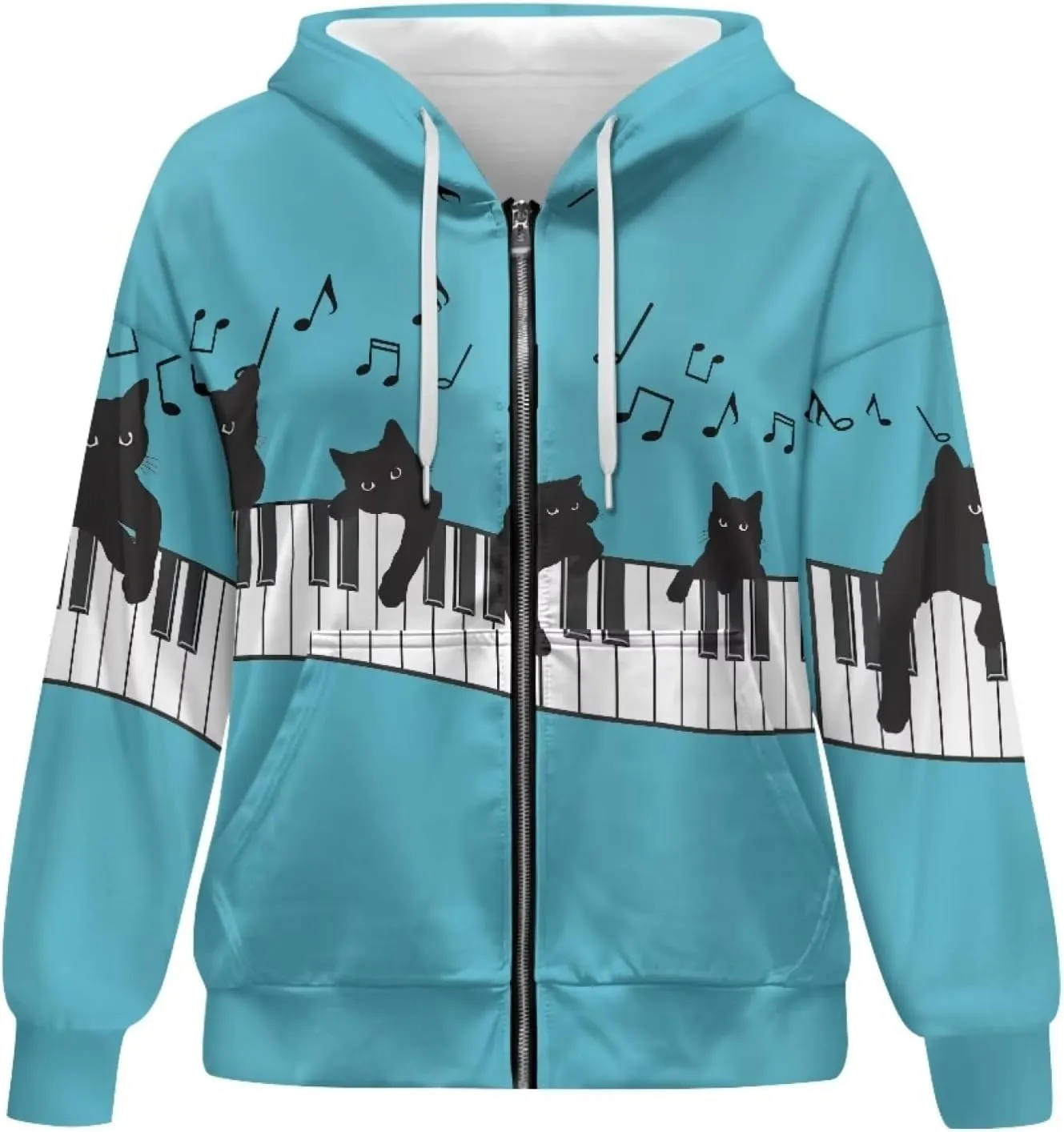Forchrinse Black Bat Womens Zip Up Sweatshirts Gothic Y2K Hoodie Causal Long Sleeve Oversized Sweatshirts Loose Track Jackets