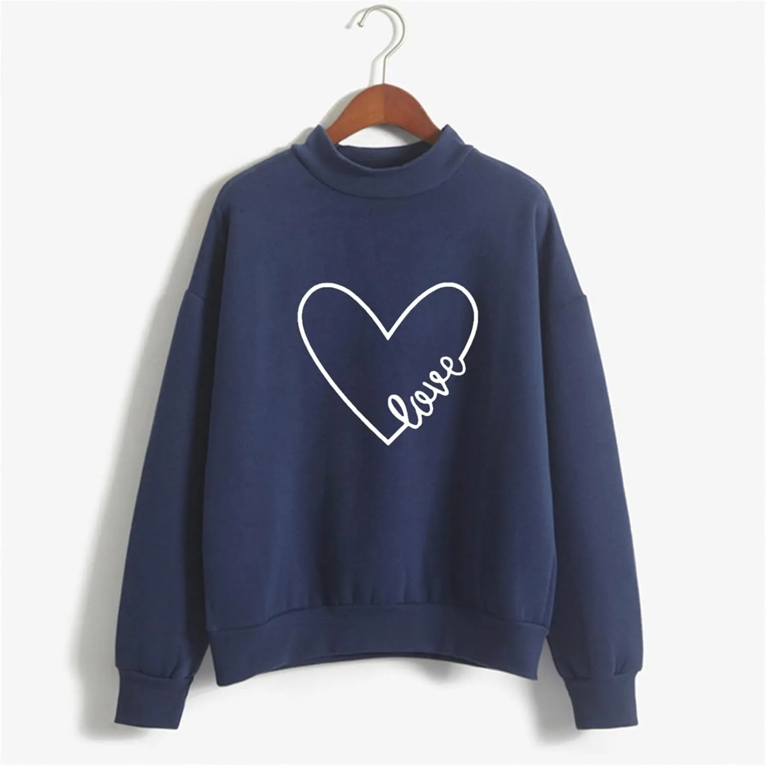 GIERIDUC Oversized Sweatshirt for Women Cute Graphic Crewneck Long Sleeve Casual Fleece Pullover Sweatshirts Loose Tops