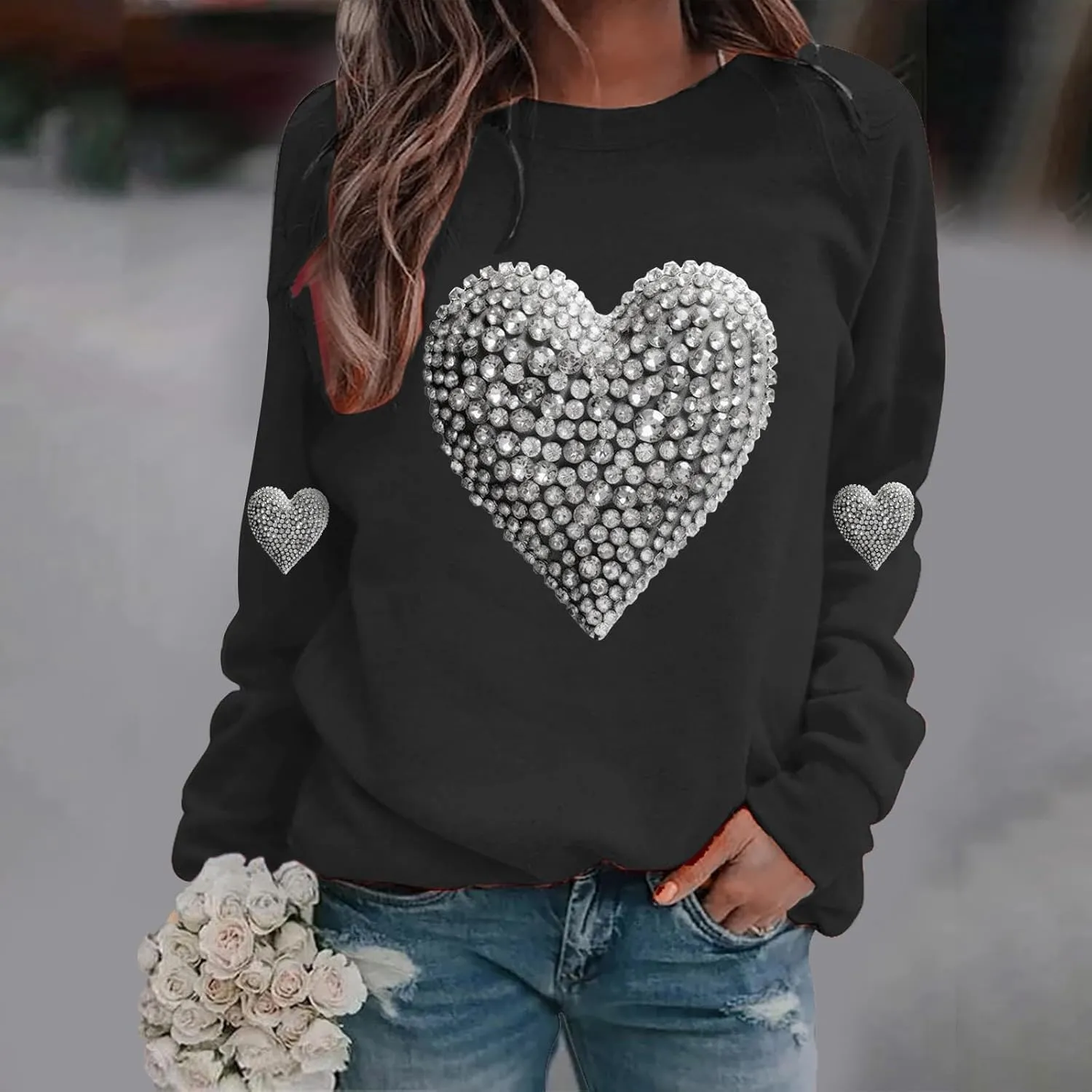 GIERIDUC Women's Casual Hoodies Long Sleeve Sweatshirts Work Out Sweatshirt Gym For Women Y2K Pullover Women Preppy Sweater