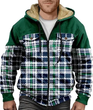 Graphic Hoodies For Men Fleece Hoodie Men Sherpa Jacket Men Fleece Lined Hoodie Men: Vintage Graphic Coat Formal