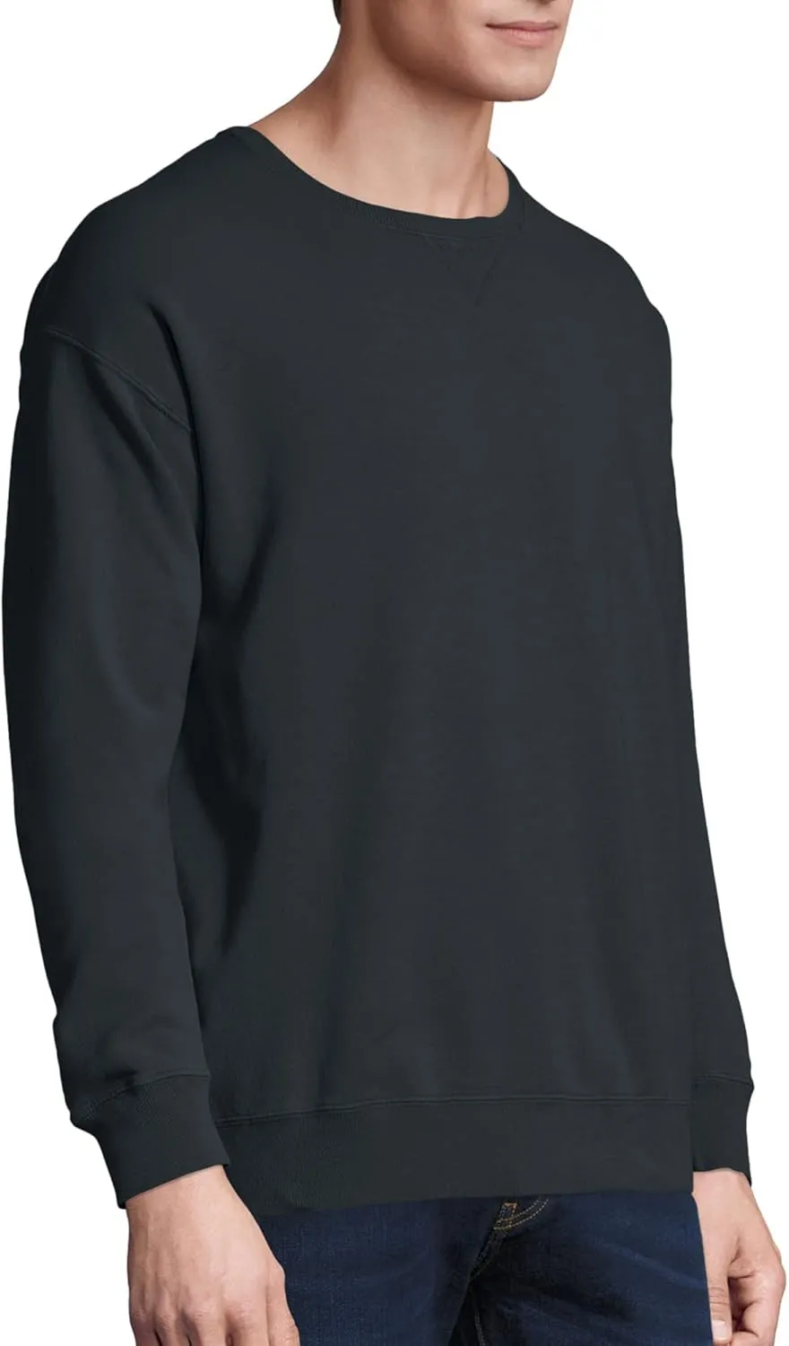 Hanes Originals Fleece, Garment Dyed Pullover, Crewneck Sweatshirts for Men
