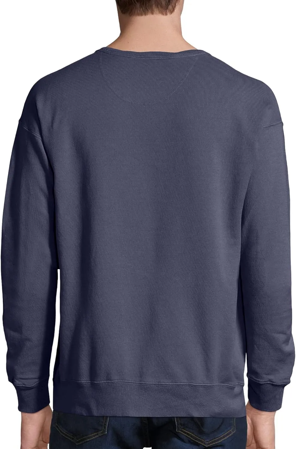 Hanes Originals Fleece, Garment Dyed Pullover, Crewneck Sweatshirts for Men