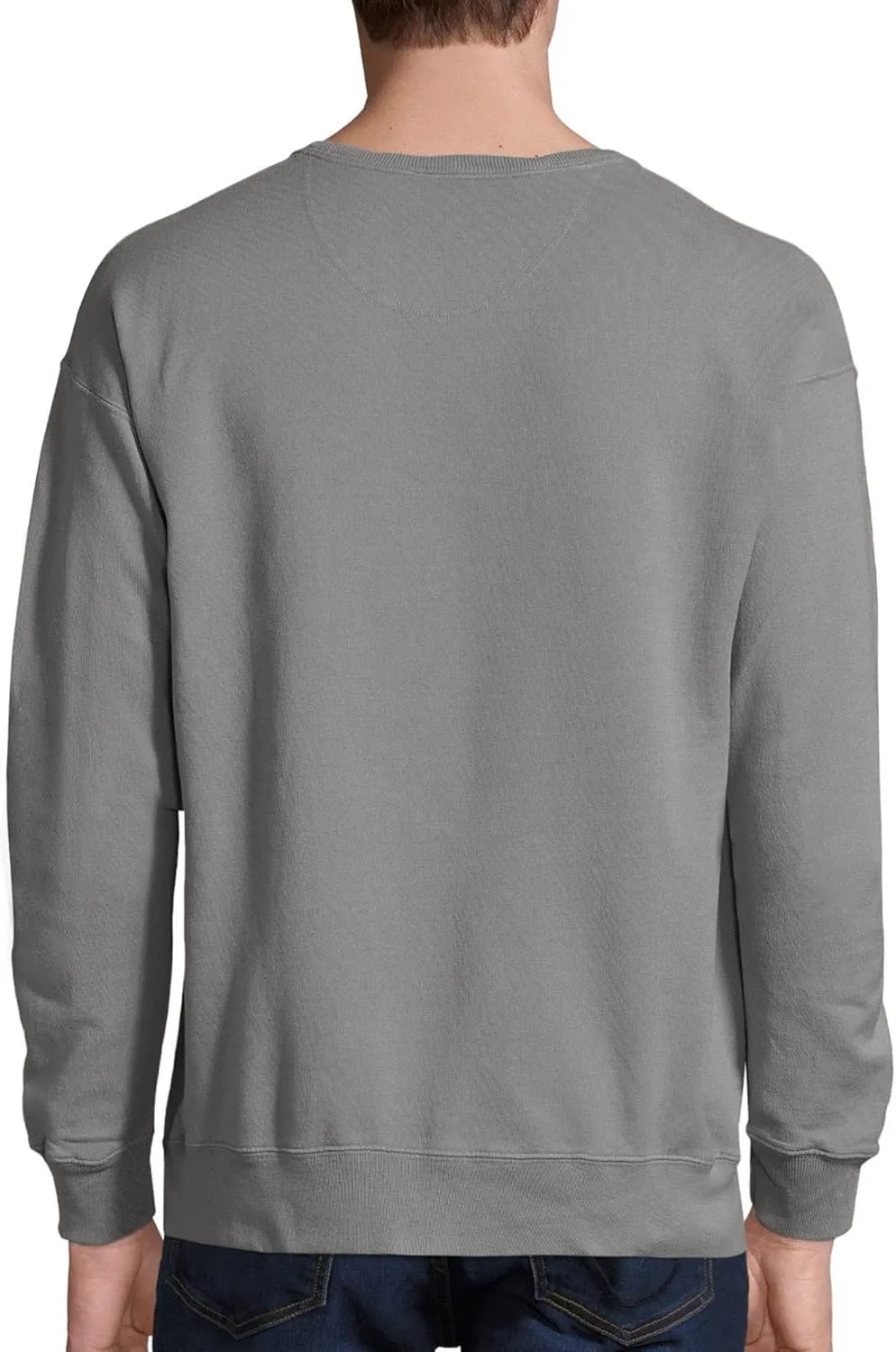 Hanes Originals Fleece, Garment Dyed Pullover, Crewneck Sweatshirts for Men