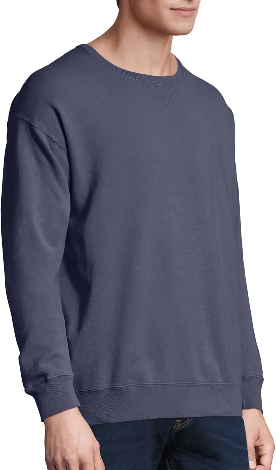 Hanes Originals Fleece, Garment Dyed Pullover, Crewneck Sweatshirts for Men