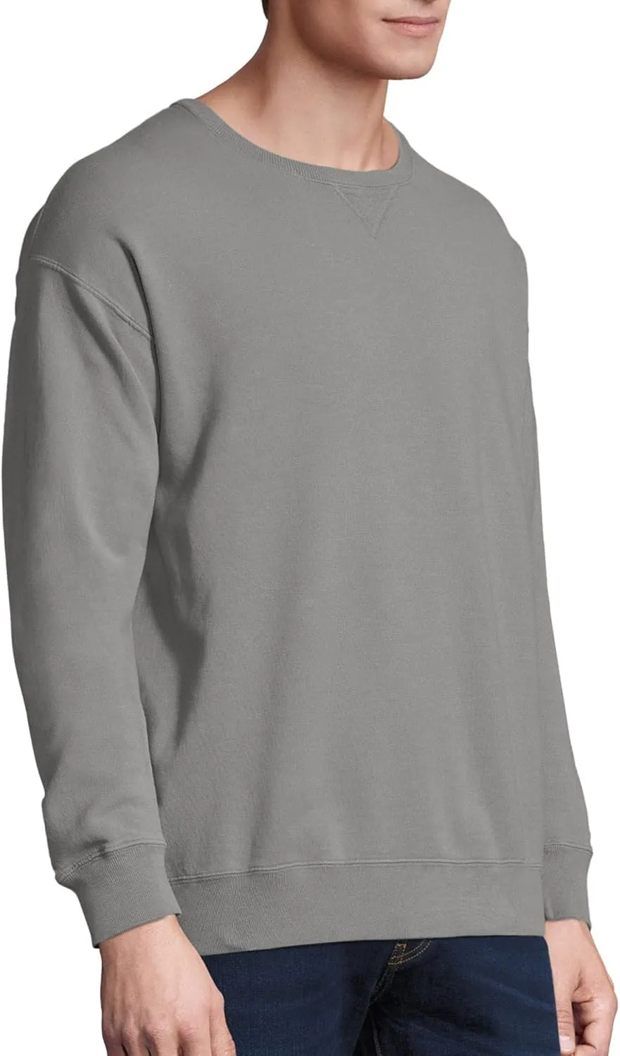 Hanes Originals Fleece, Garment Dyed Pullover, Crewneck Sweatshirts for Men