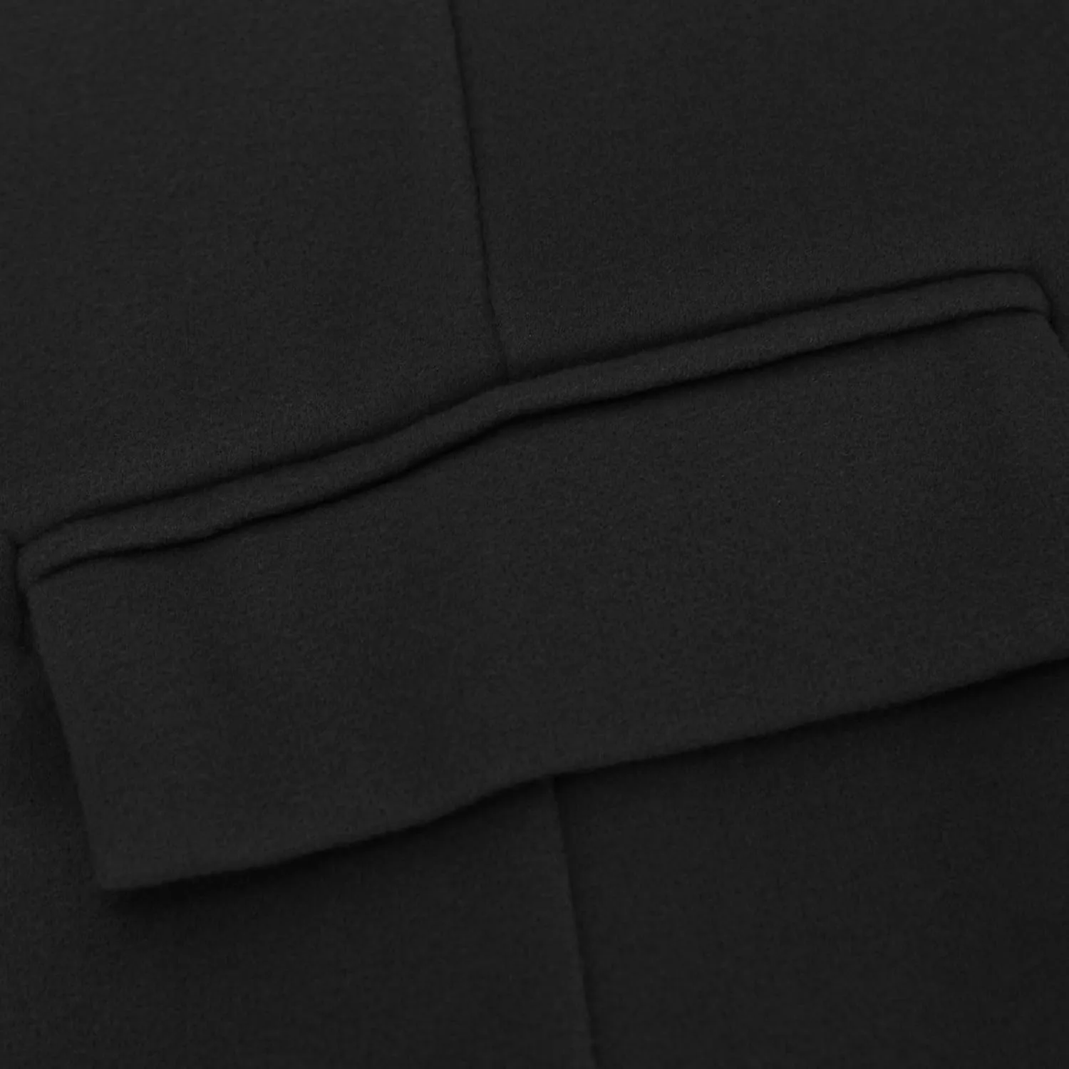 hlysgo Women's Notch Lapel Peacoat Single Breasted Wool Blend Mid Long Trench Coat Long Sleeve Business Casual Overcoat