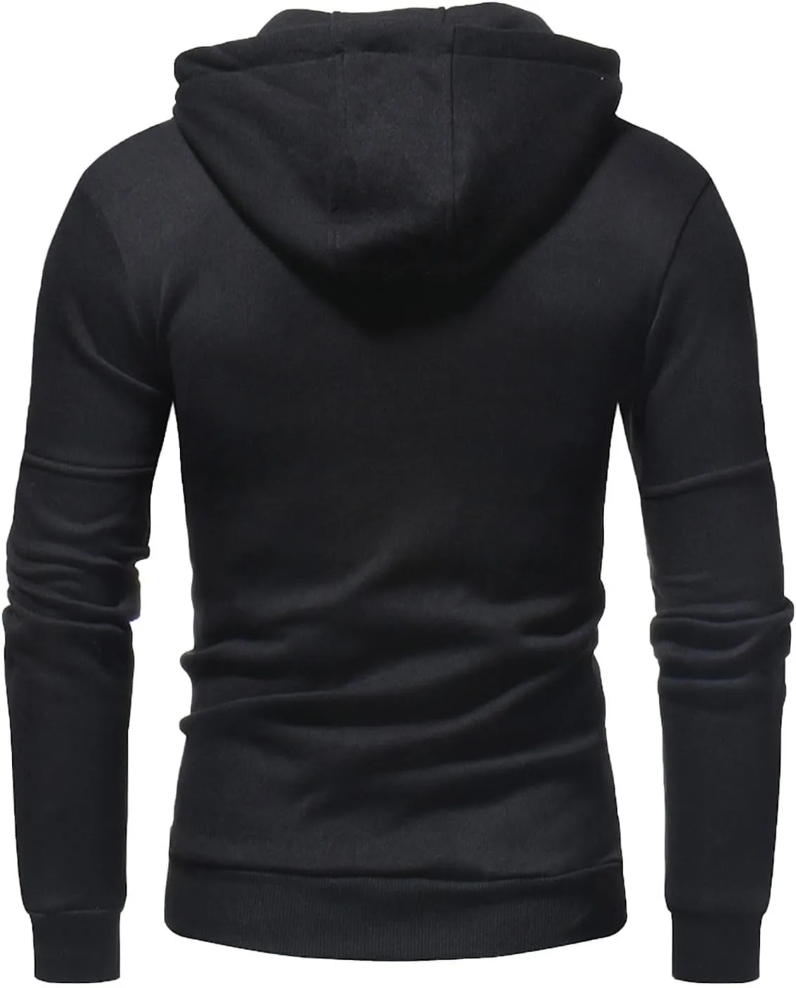 Hoodie Men, Men Hoodies Casual Hoodies for Men with Zip Pockets Full Zip Long Sleeve Sweatshirt Sports Y2k Hooded Jacket