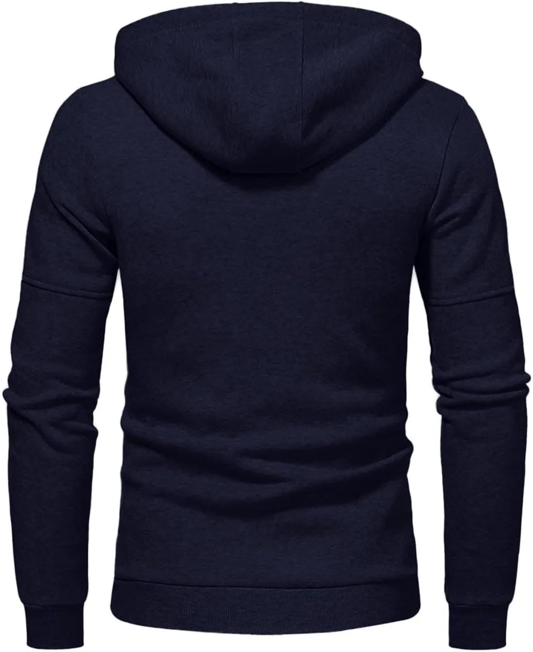 Hoodie Men, Men Hoodies Casual Hoodies for Men with Zip Pockets Full Zip Long Sleeve Sweatshirt Sports Y2k Hooded Jacket