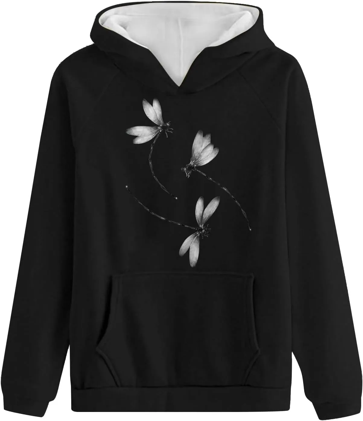 Hoodies & Sweatshirts for Women Oversized Graphic Track Shirts with Pockets Fashion Loose Fit Hooded Pullover Tops