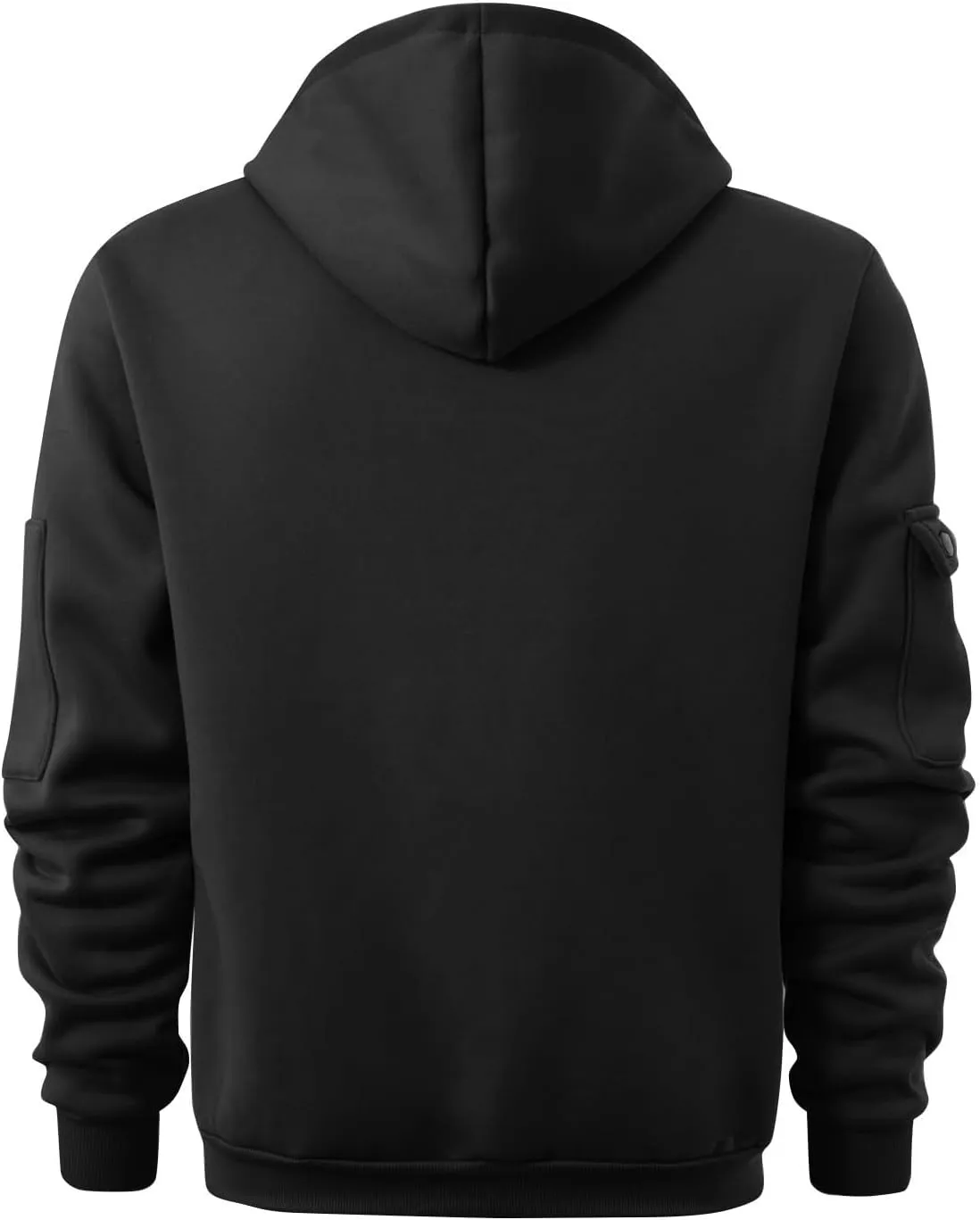 Hoodies for Men Zip up Long Sleeve Hooded Sweatshirt Vintage Drawstring Pullover Tops 2024 Fall Tactical Sweatshirt