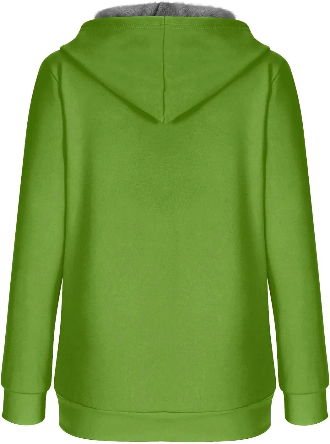 Hoodies for Women Winter Warm Fleece Sweatshirt Full Zip Up Thick Sherpa Lined Hooded Jackets Slim Fit Solid Jacket