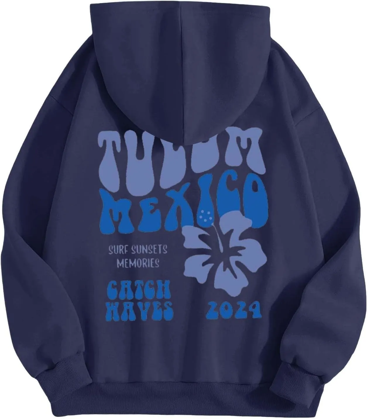 Hoodies Sweatshirt for Women Graphic Trendy Cute Y2K Clothes Girls Pullover Oversized Pink Palm Puff Preppy Hoodies