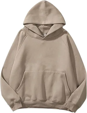 iLH Womens Classic Hoodies Drop Shoulder Kangaroo Pocket Pullover Hooded Sweatshirts For Women Fall Outdoor Leisure Hoodies