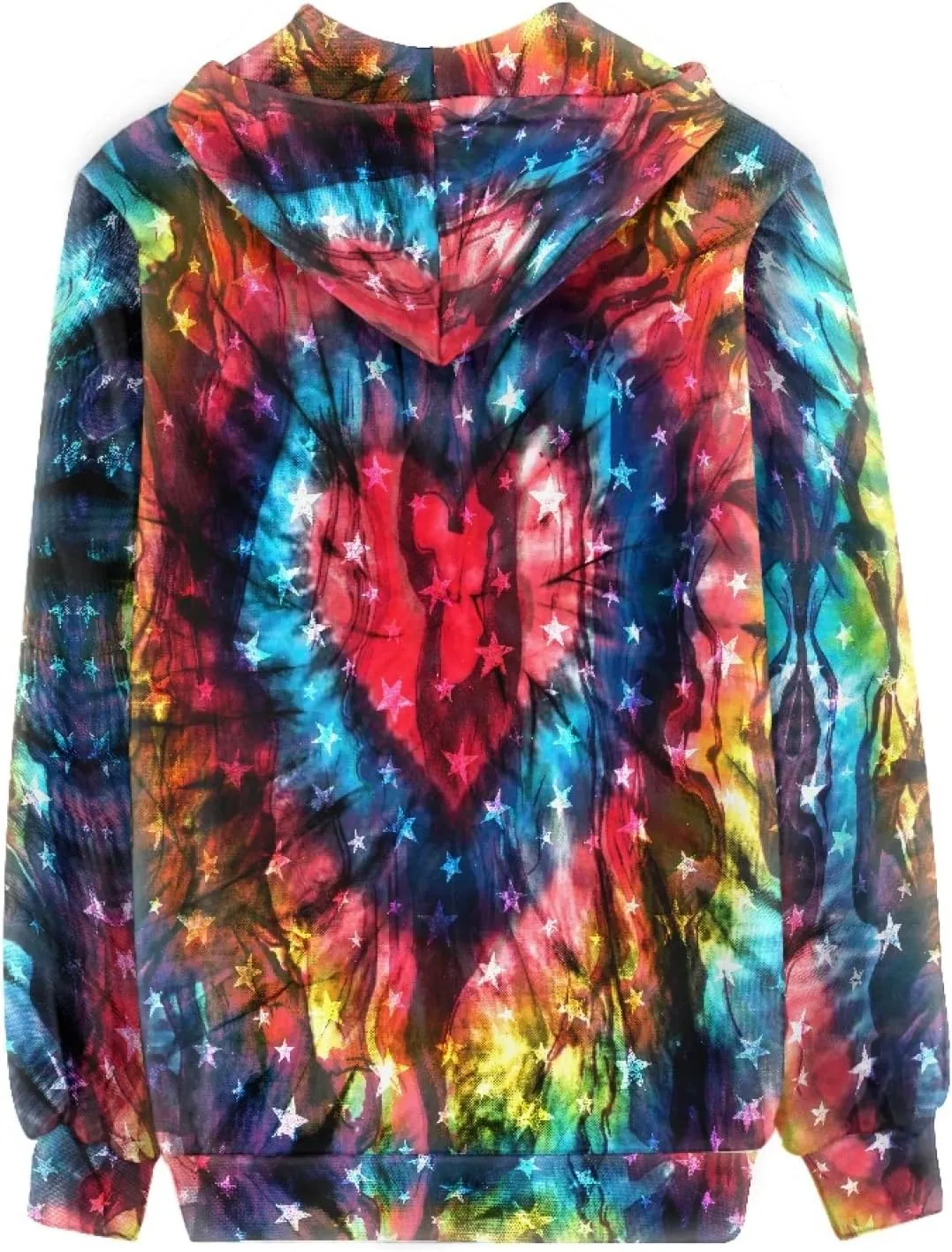 Irisjudy Women's Classic-Fit Hoodies Island Tribal, Butterflies,Music Notes Print Fall Jacket Oversized Sweatshirts XS-5XL