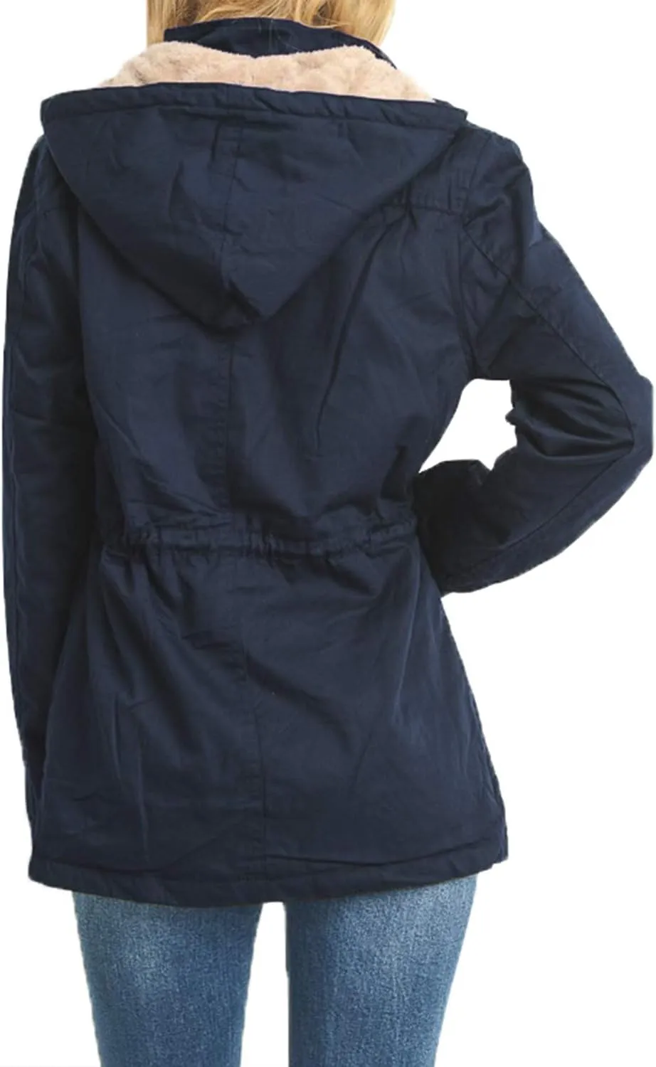 J. LOVNY Womens Zip Up Utility Anorak Safari Jacket Parka (S-3XL)