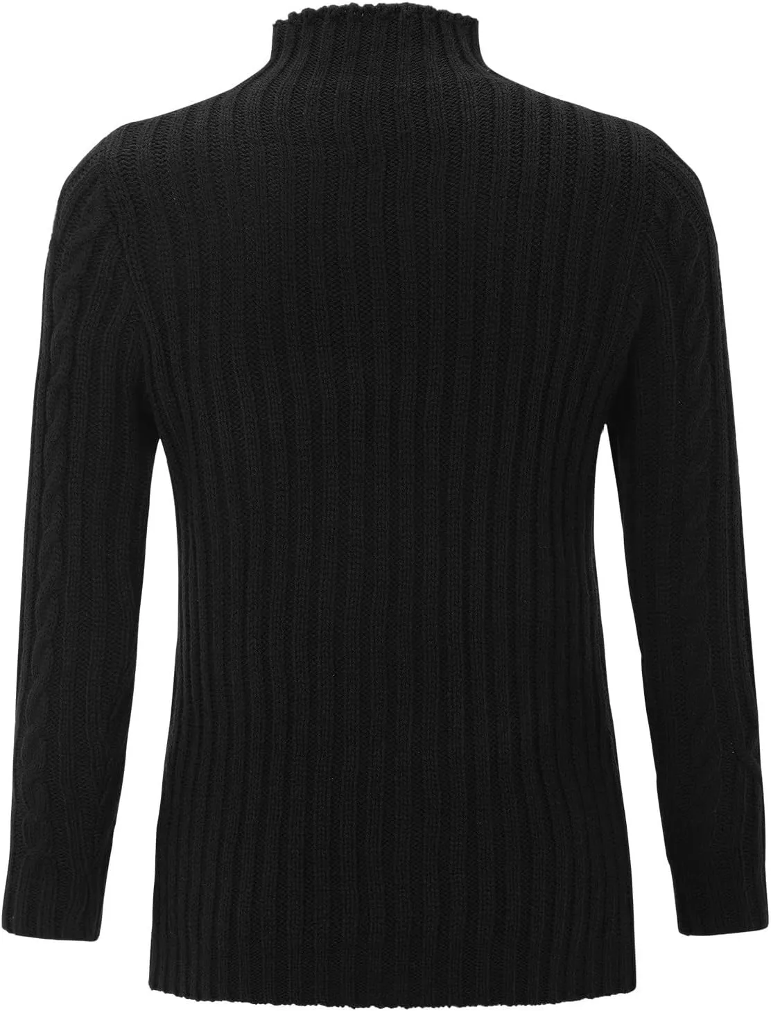LCMTWX Oversized Sweater for Women Turtleneck Long Sleeved Knitted Sweater Round Neck Striped Women's Oversized Sweaters