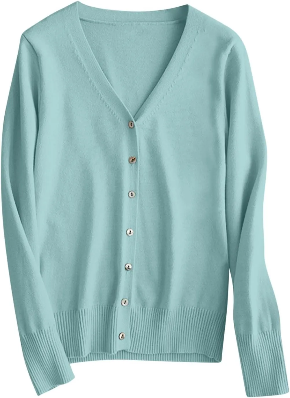 Lightweight Cardigan Sweaters for Women Fall Fashion 2024 Long Sleeve Open Front v Neck Button Down Cardigan Jackets