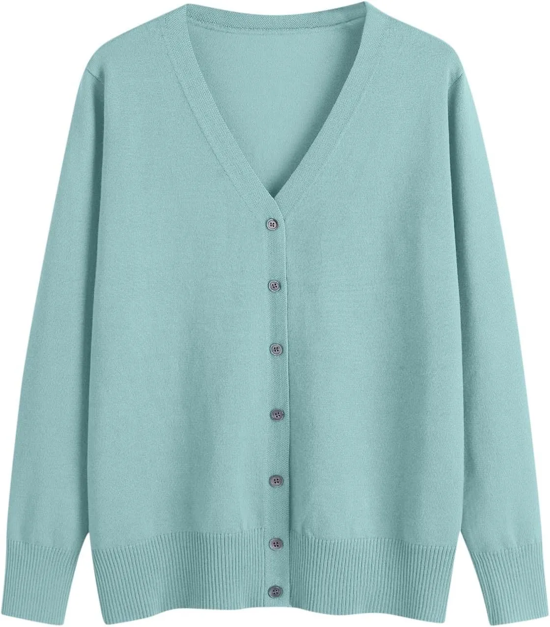 Lightweight Cardigan Sweaters for Women Fall Fashion 2024 Long Sleeve Open Front v Neck Button Down Cardigan Jackets