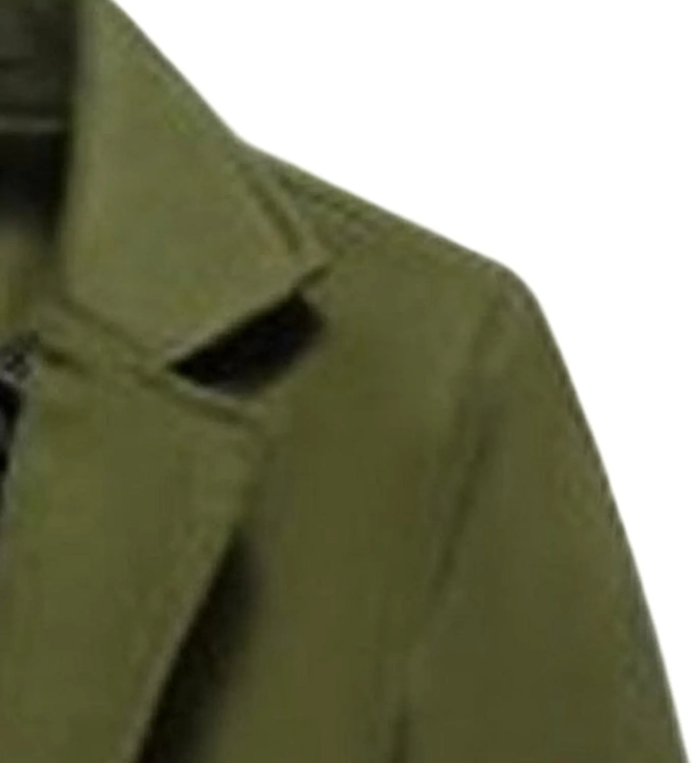 Maiyifu-GJ Men's Wool Blend Long Trench Coat Warm Winter Slim Fit Mid-Length Jacket Single Breasted Casual Business Overcoat